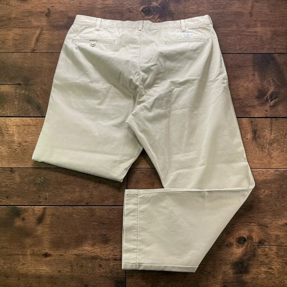 Polo Ralph Lauren The Salinger Chino Relaxed Fit Tan Khaki Pants 40x30 Heritage